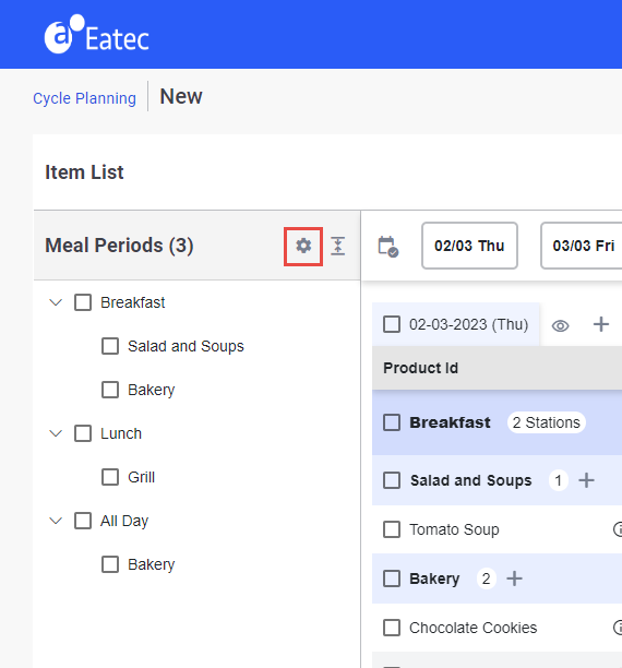 Configuring Cycle Plans
